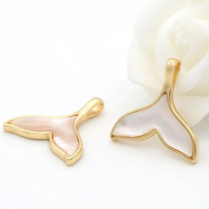 Simple Style Fish Tail Copper Plating Jewelry Accessories