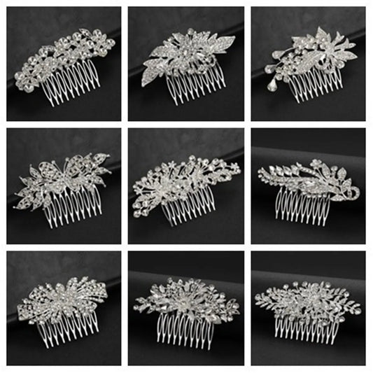 Simple Style Flower Alloy Insert Comb