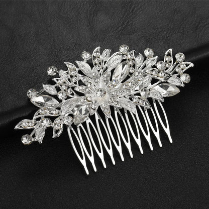 Simple Style Flower Alloy Insert Comb