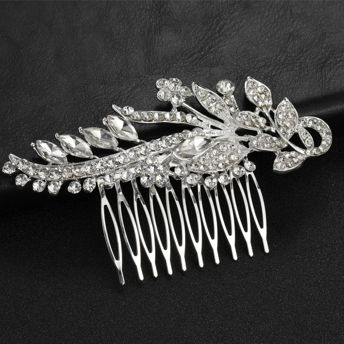 Simple Style Flower Alloy Insert Comb