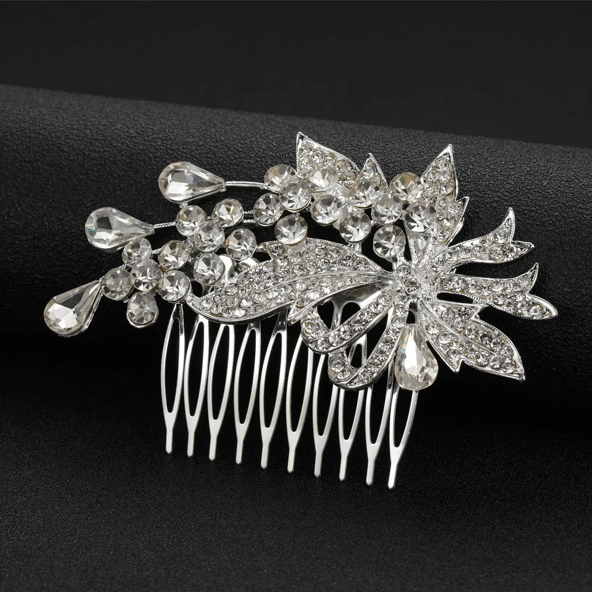 Simple Style Flower Alloy Insert Comb