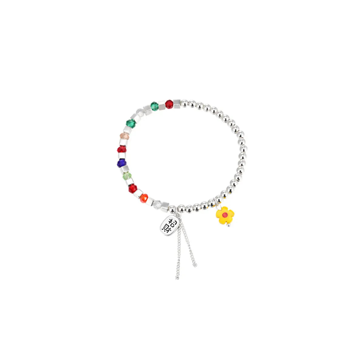 Simple Style Flower Alloy Wholesale Bracelets