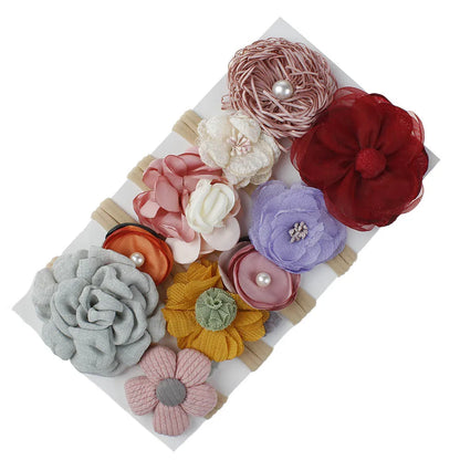 Simple Style Flower Cloth Hair Band 1 Piece