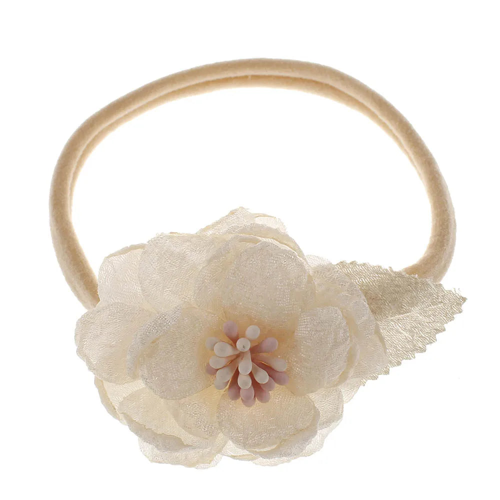 Simple Style Flower Cloth Hair Band 1 Piece