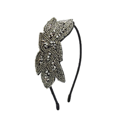 Simple Style Flower Crystal/Bead Patchwork Hair Band 1 Piece