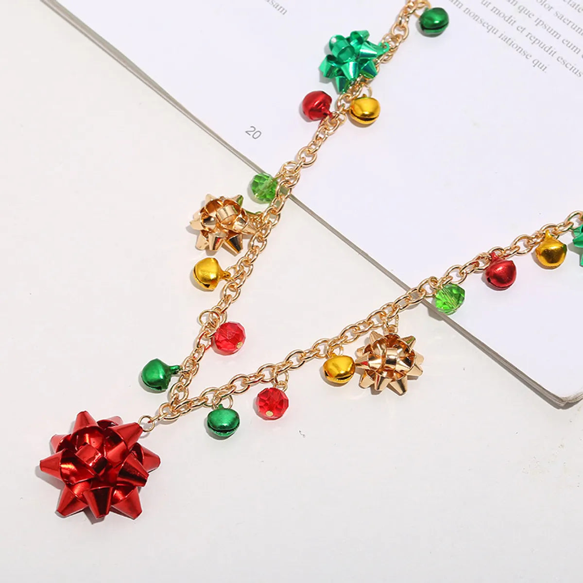 Simple Style Flower Metal Beaded Women's Necklace