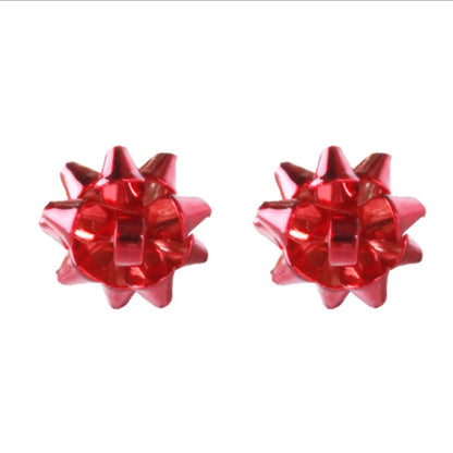 Simple Style Flower Metal Plating Women'S Ear Studs 1 Pair