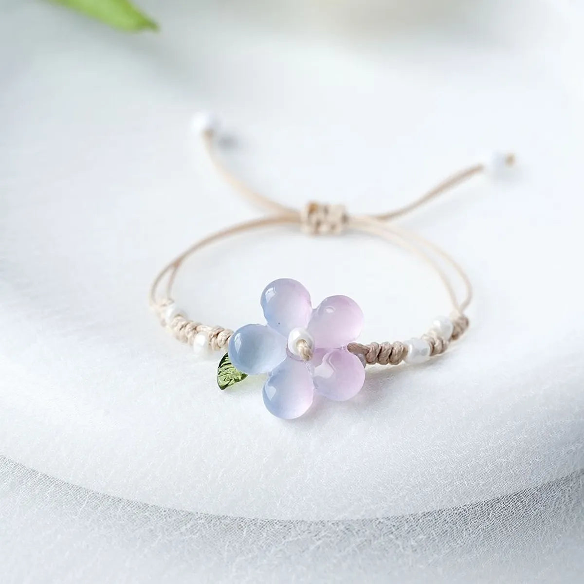 Simple Style Flower Natural Stone Flowers Bracelets