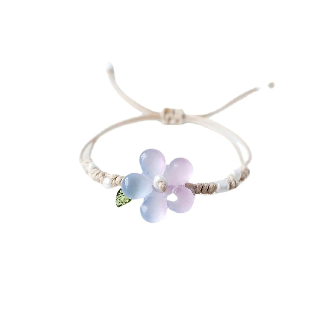 Simple Style Flower Natural Stone Flowers Bracelets