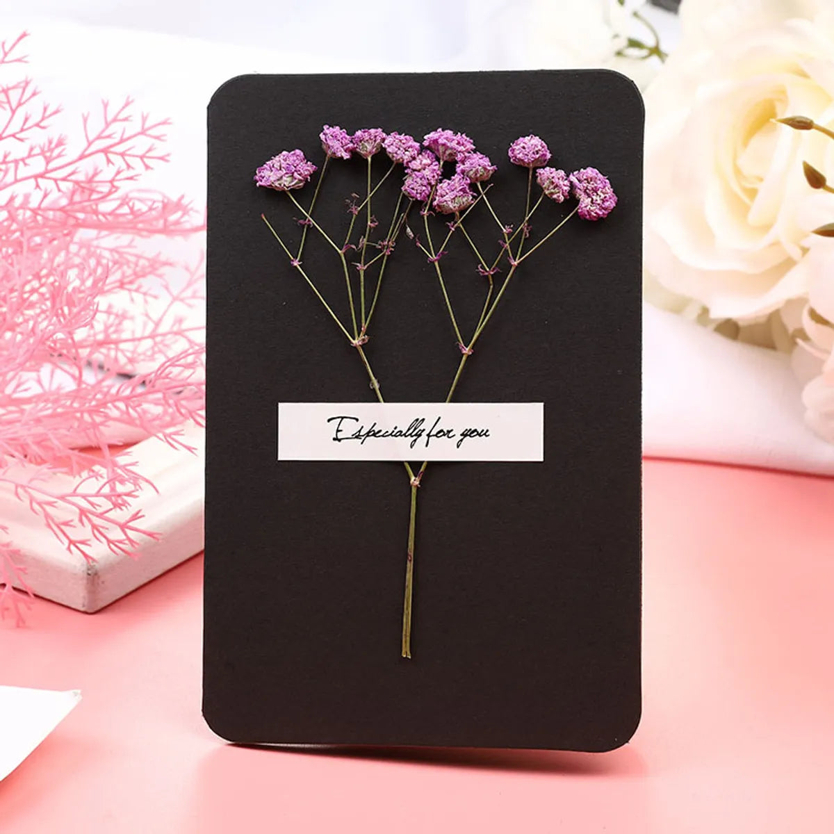 Simple Style Flower Special Paper Daily Party Festival Card