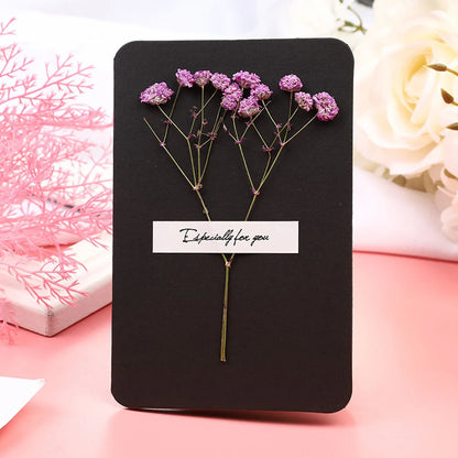 Simple Style Flower Special Paper Daily Party Festival Card