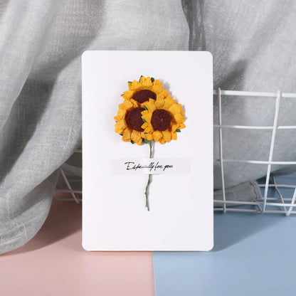 Simple Style Flower Special Paper Daily Party Festival Card