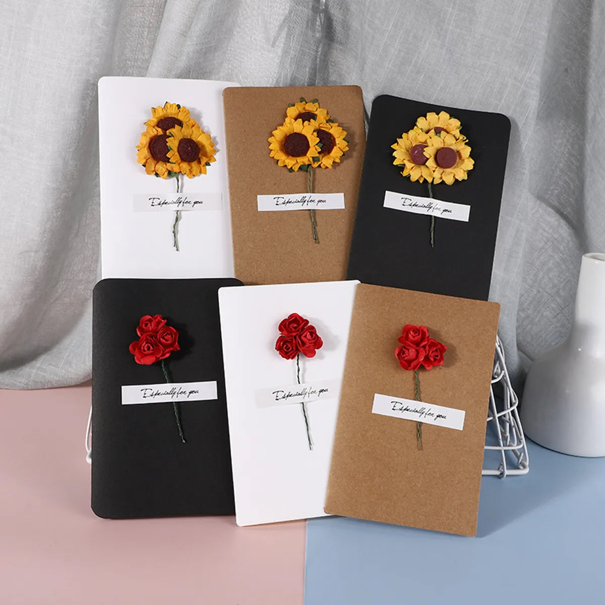 Simple Style Flower Special Paper Daily Party Festival Card