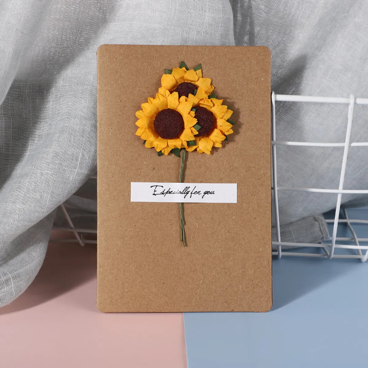 Simple Style Flower Special Paper Daily Party Festival Card