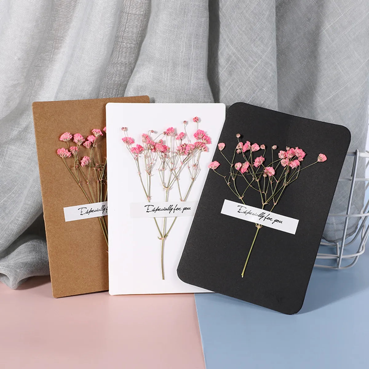 Simple Style Flower Special Paper Daily Party Festival Card