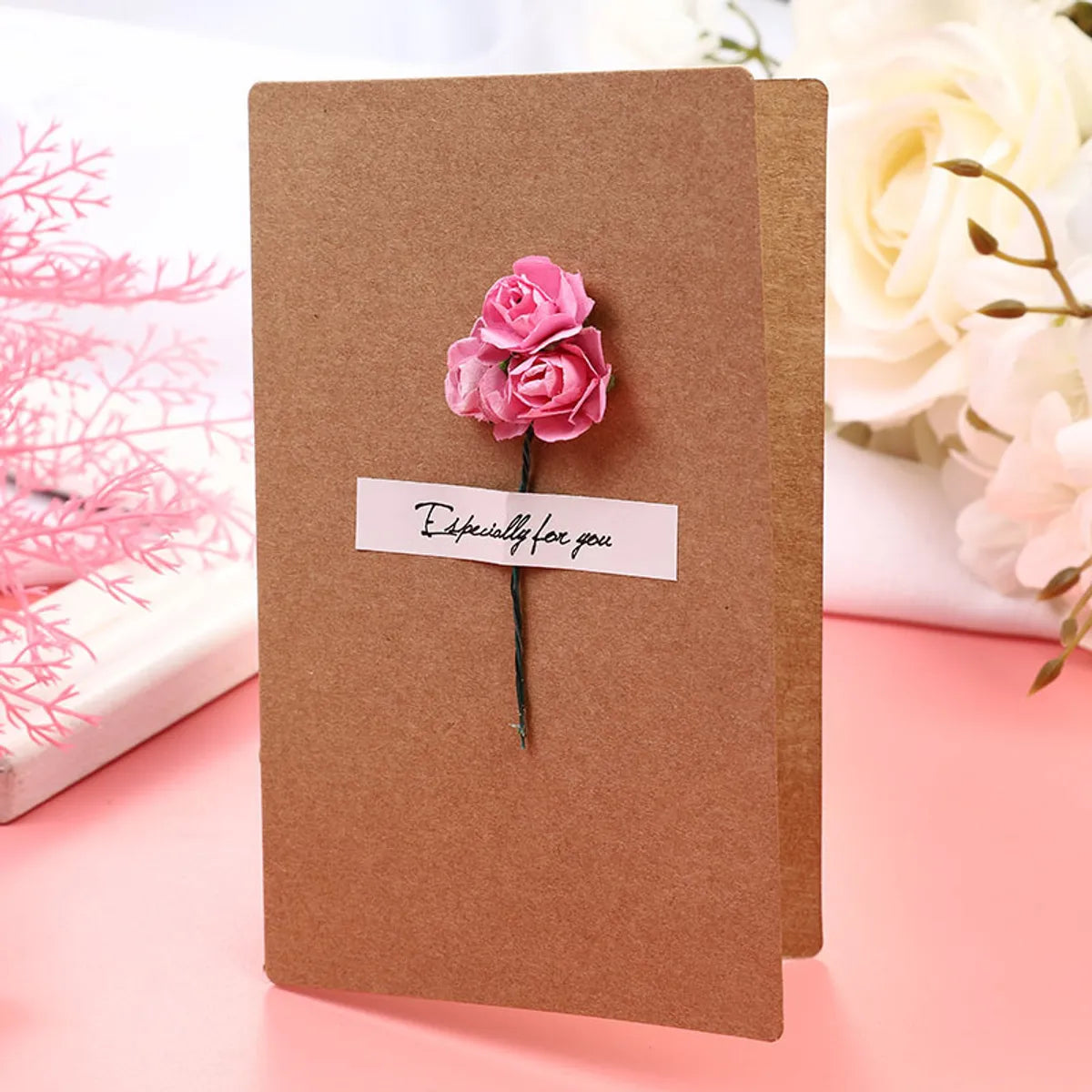 Simple Style Flower Special Paper Daily Party Festival Card