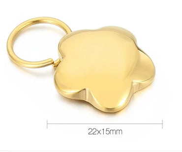 1 Piece Stainless Steel 18K Gold Plated Flower