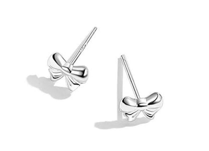 Simple Style Four Leaf Clover Star Heart Shape Silver Ear Studs 1 Pair