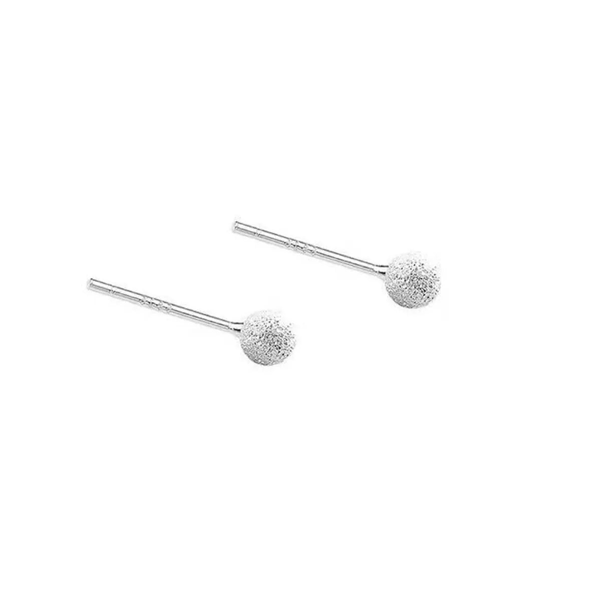 Simple Style Four Leaf Clover Star Heart Shape Silver Ear Studs 1 Pair