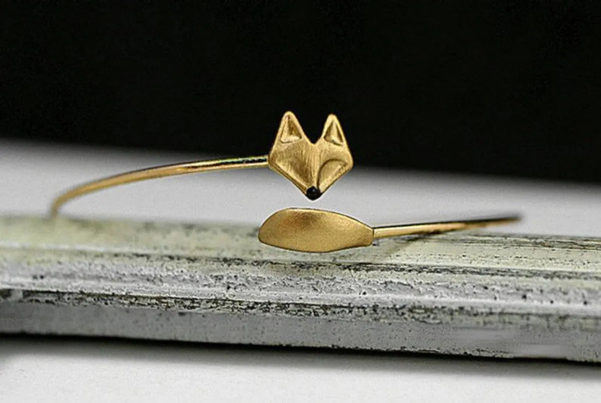 Simple Style Fox Alloy Wholesale Bangle