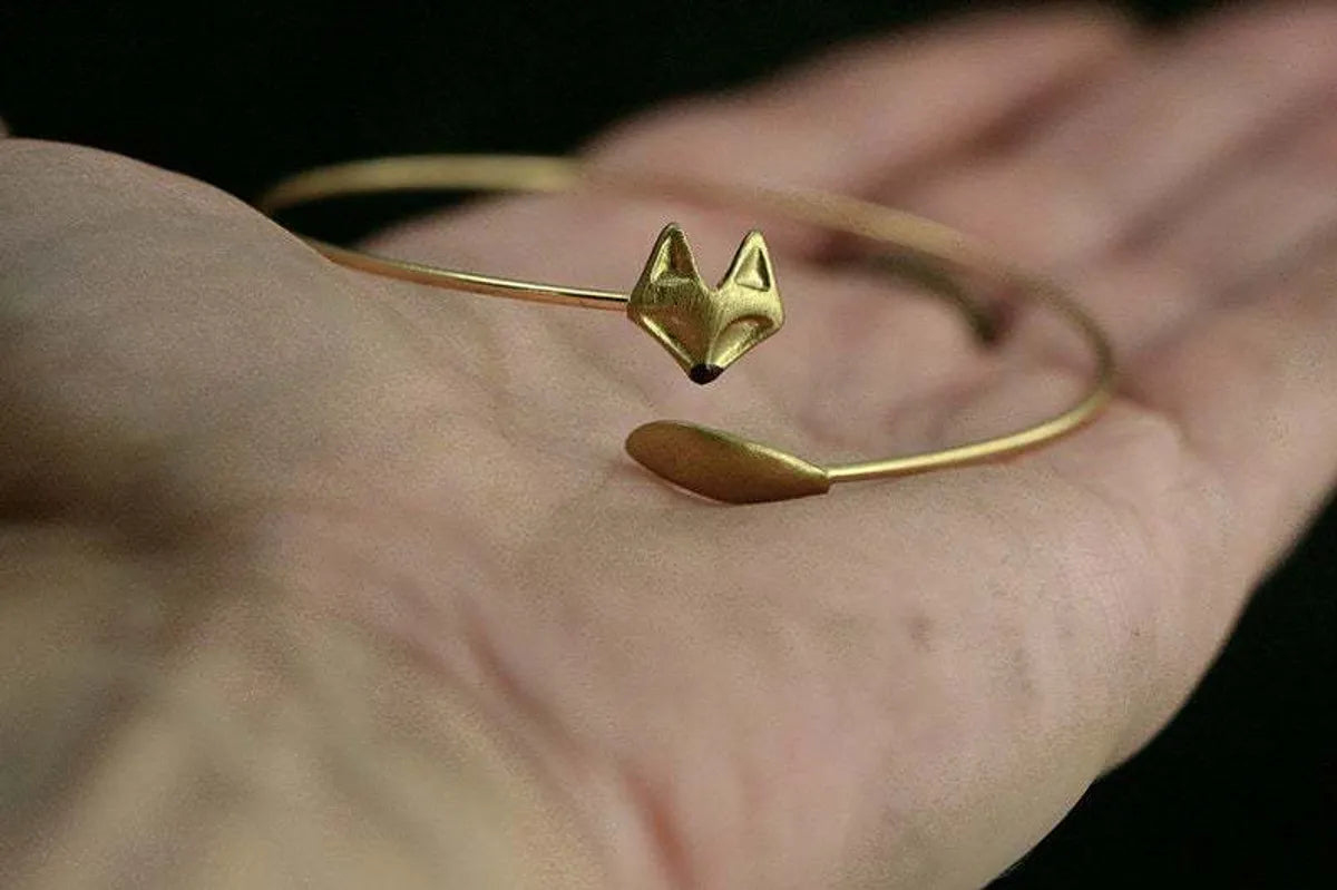 Simple Style Fox Alloy Wholesale Bangle