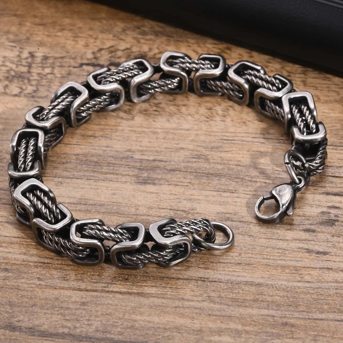 Simple Style Geometric 201 Stainless Steel Men'S Bracelets