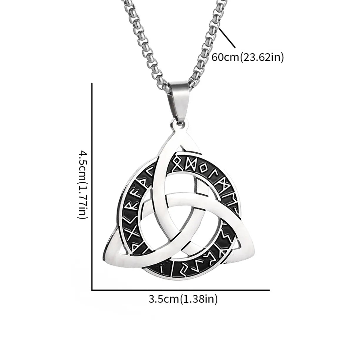 Simple Style Geometric 201 Stainless Steel Plating Unisex Pendant Necklace