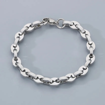 Simple Style Geometric 304 Stainless Steel Bracelets In Bulk