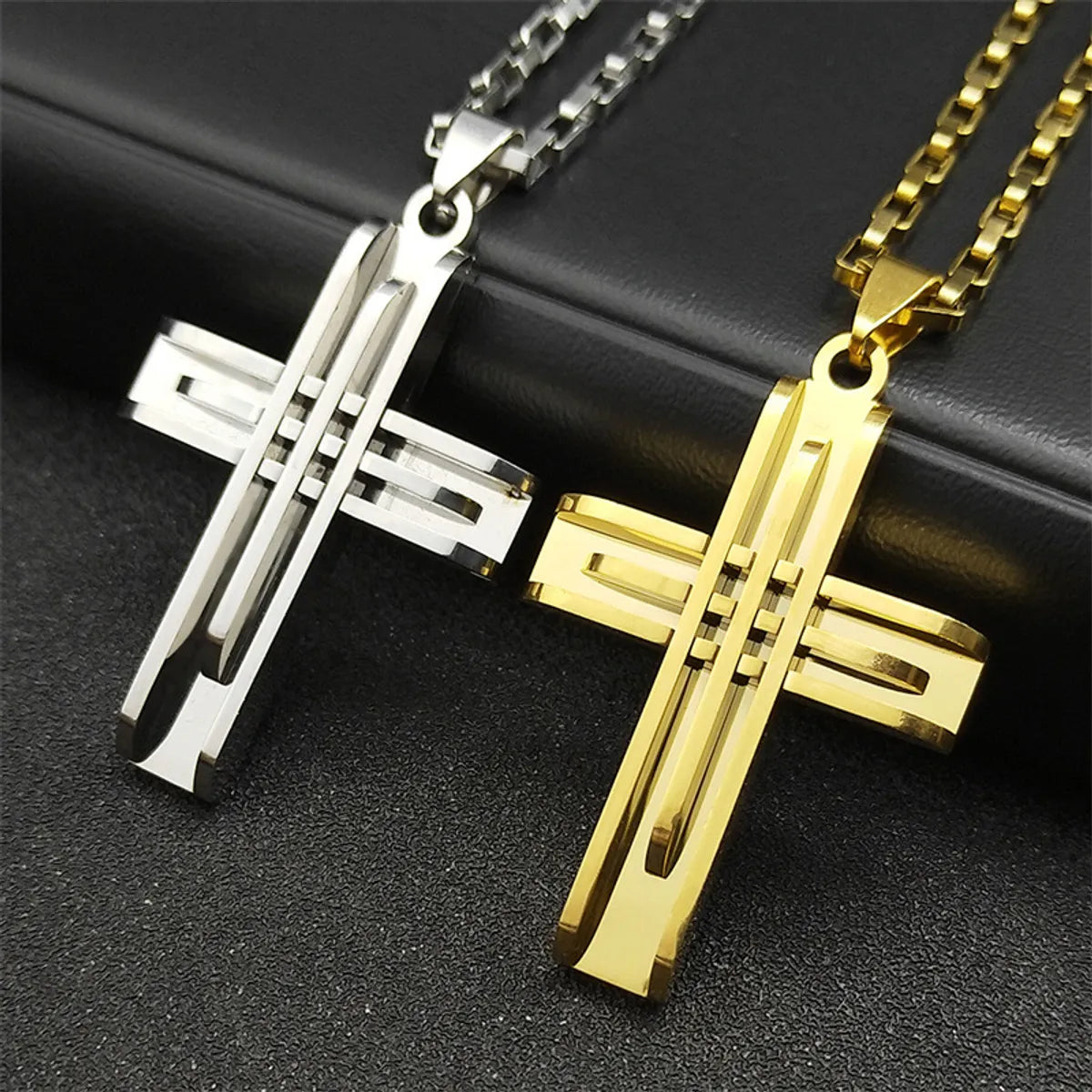 Simple Style Geometric 304 Stainless Steel Polishing Plating Unisex Pendant Necklace