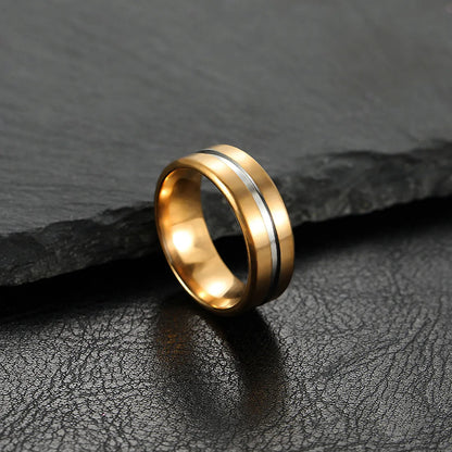 Simple Style Geometric 304 Stainless Steel Unisex Rings