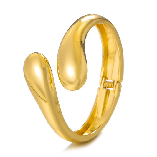 Simple Style Geometric Alloy 18k Gold Plated Women's Bangle