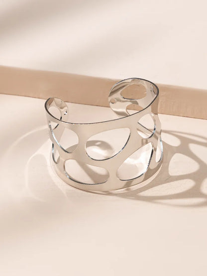 Simple Style Geometric Alloy Hollow Out Women'S Bangle