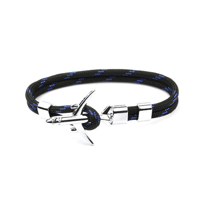 Simple Style Geometric Alloy Nylon Braid Unisex Bracelets