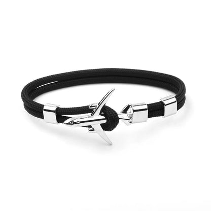 Simple Style Geometric Alloy Nylon Braid Unisex Bracelets