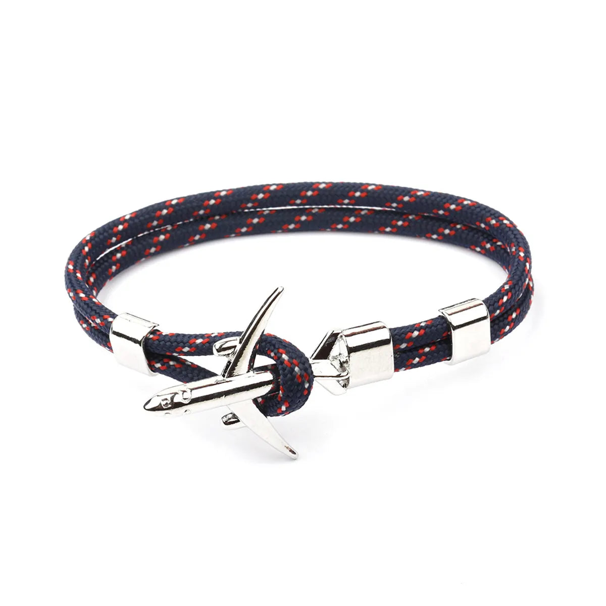 Simple Style Geometric Alloy Nylon Braid Unisex Bracelets