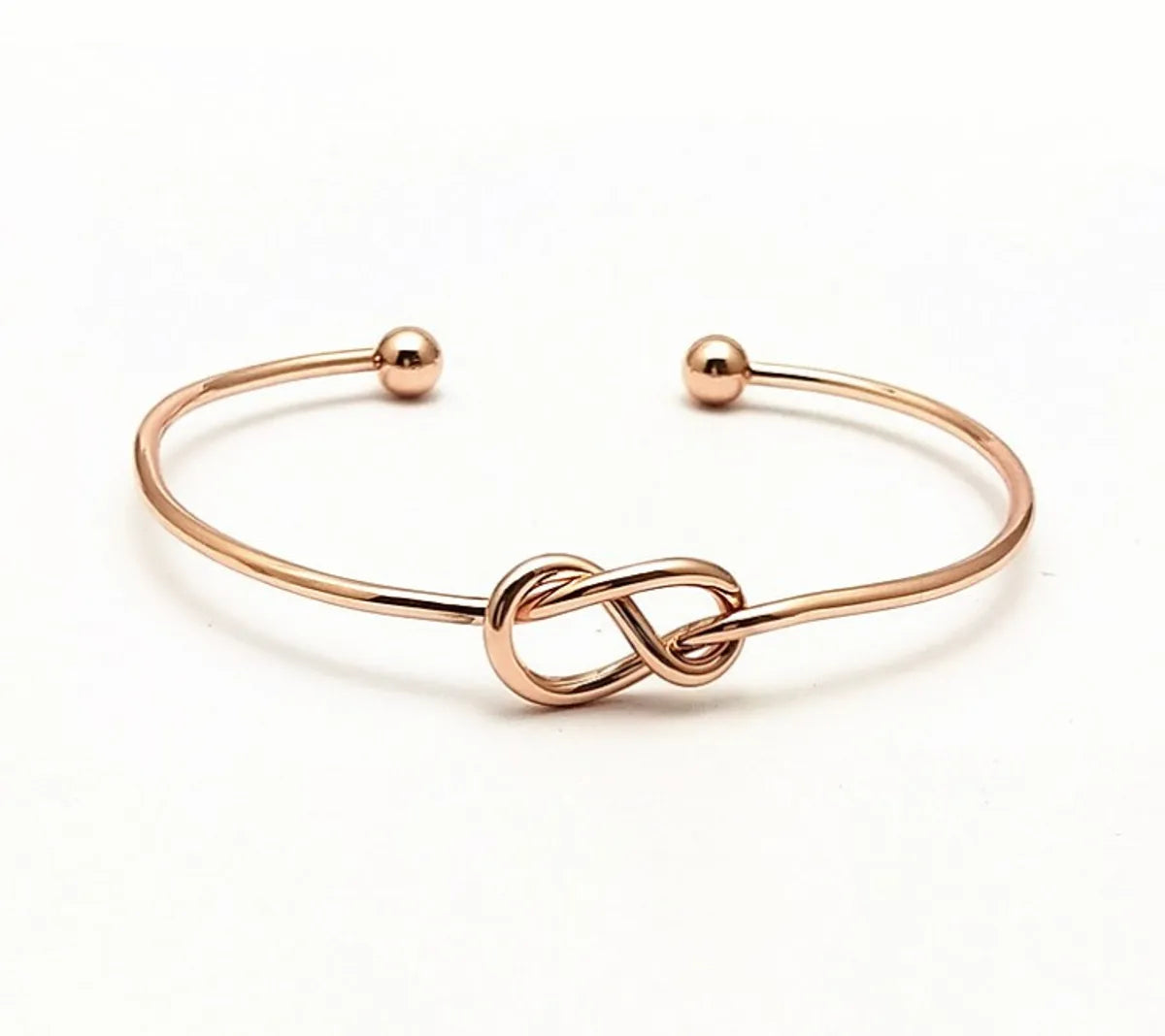 Simple Style Geometric Alloy Plating Knot Women's Bangle