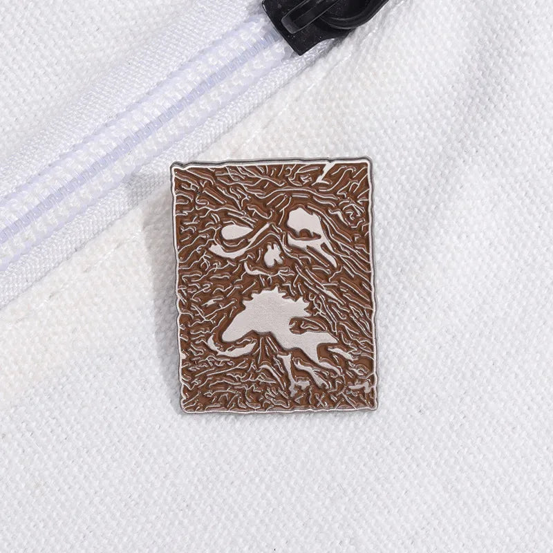 Simple Style Geometric Alloy Plating Unisex Brooches