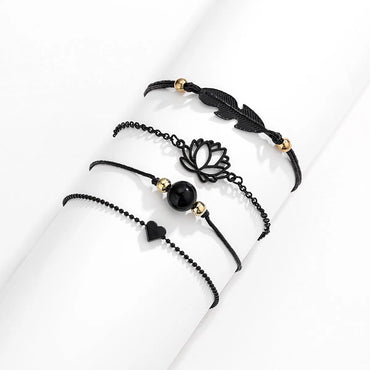 Simple Style Geometric Alloy Plating Women's Bracelets