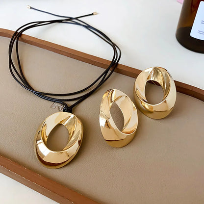 Simple Style Geometric Alloy Plating Women'S Jewelry Set