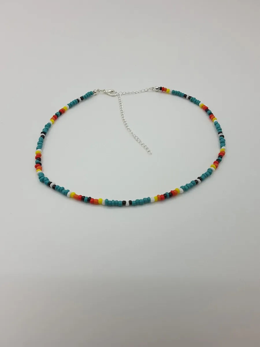 Simple Style Geometric Alloy Seed Bead Wholesale Necklace