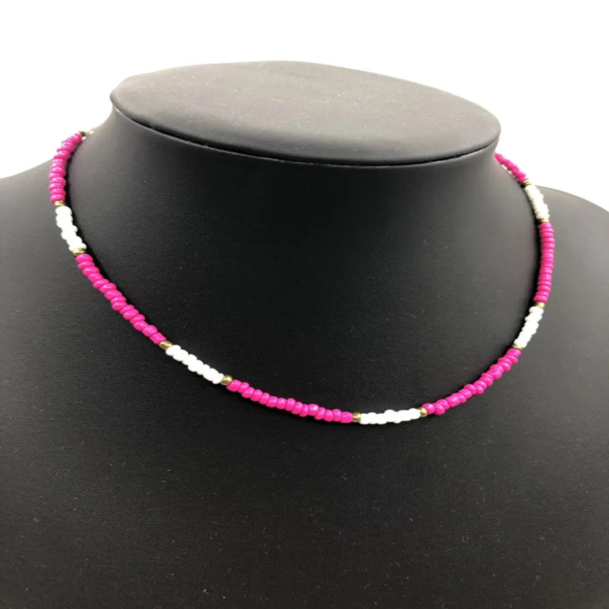 Simple Style Geometric Alloy Seed Bead Wholesale Necklace