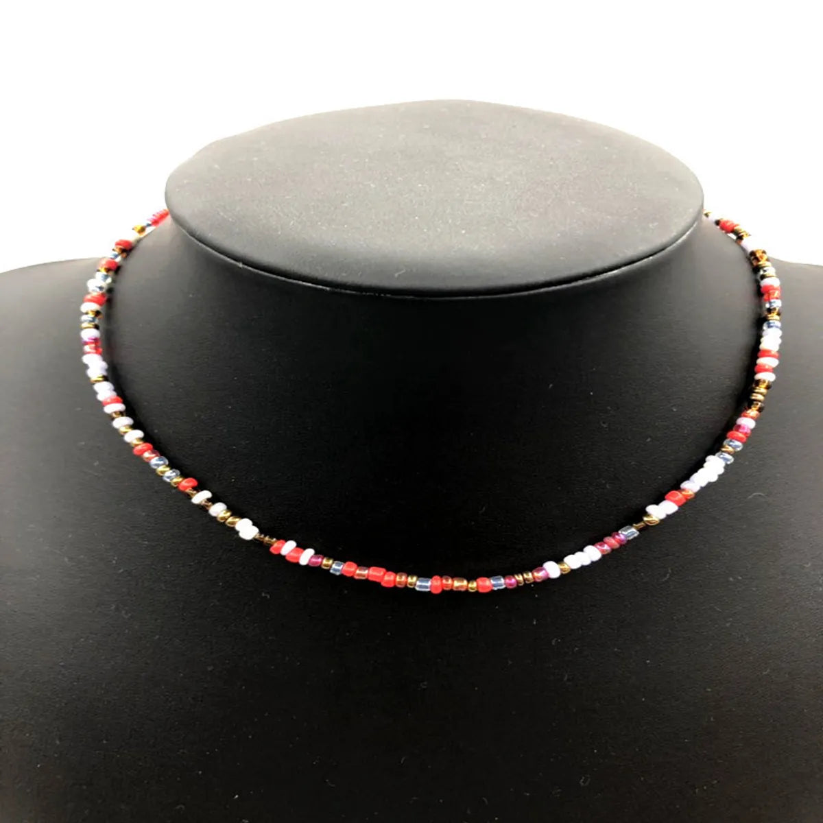 Simple Style Geometric Alloy Seed Bead Wholesale Necklace