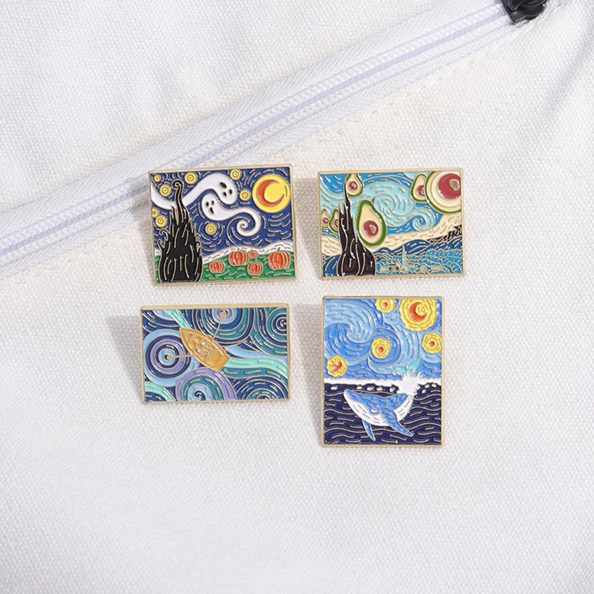 Simple Style Geometric Alloy Stoving Varnish Unisex Brooches