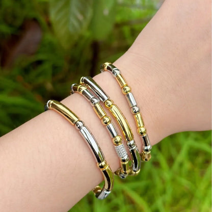 Simple Style Geometric Alloy Wholesale Bracelets