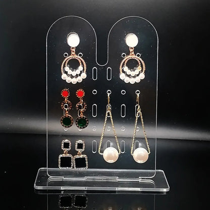 Simple Style Geometric Arylic Hollow Out Jewelry Display