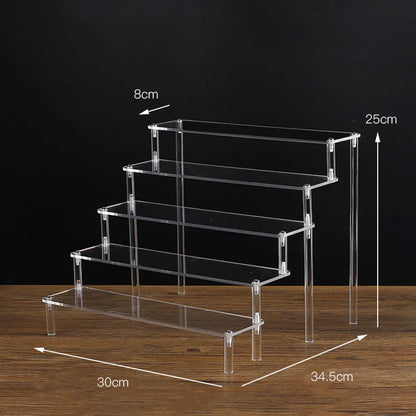 Simple Style Geometric Arylic Jewelry Rack