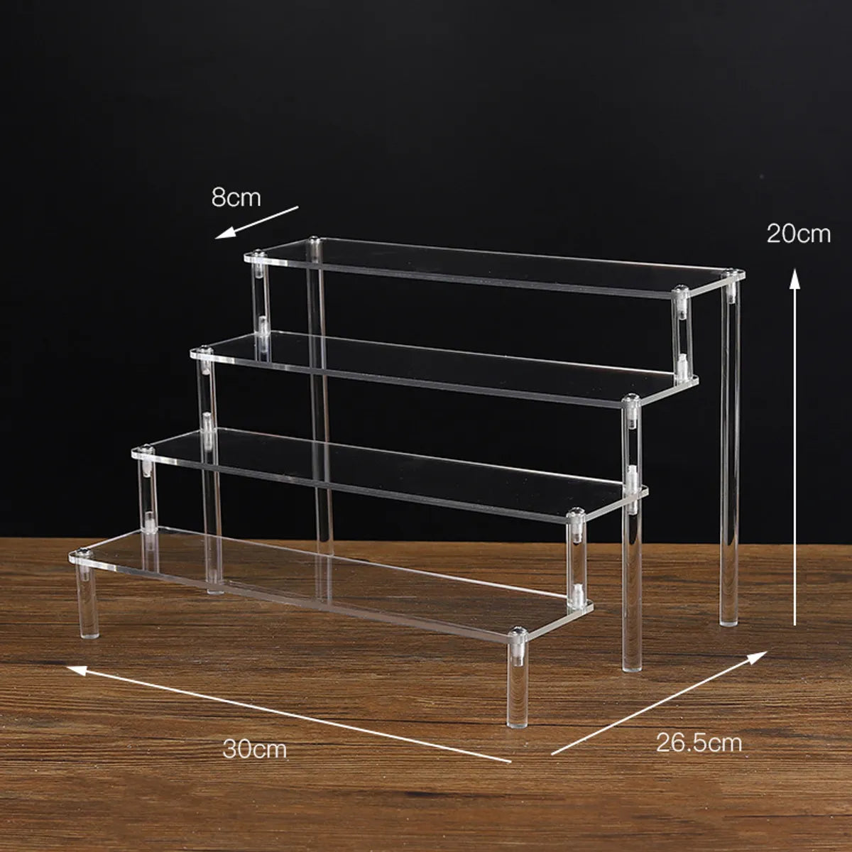 Simple Style Geometric Arylic Jewelry Rack