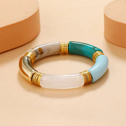 Simple Style Geometric Arylic Wholesale Bangle