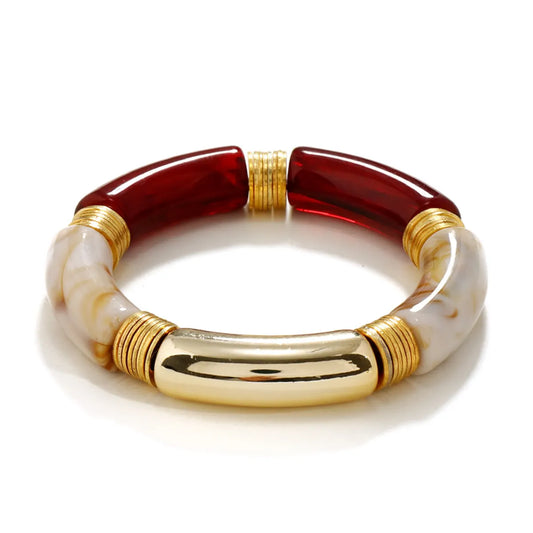 Simple Style Geometric Arylic Wholesale Bangle