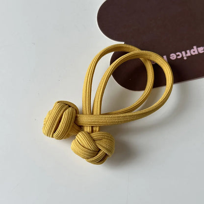 Simple Style Geometric Cloth Hair Tie